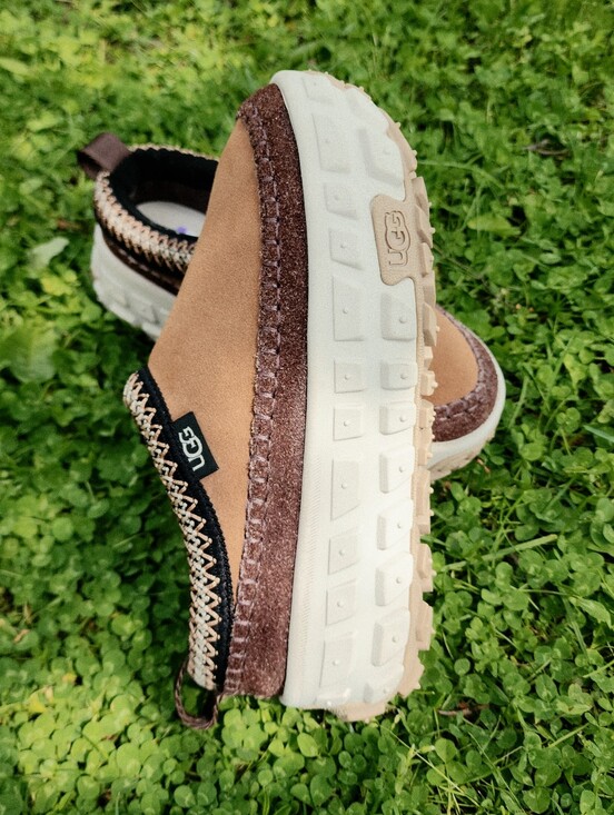 UGG Venture Daze Unisex Tan and Brown Platform Slip-On Suede Sneaker main image 12